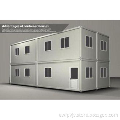 2 Floor Prefabricated Accommodation Container Dormitory wit